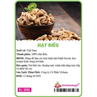 Hạt Điều Rang Sẵn (Tách Vỏ) 100 gr
