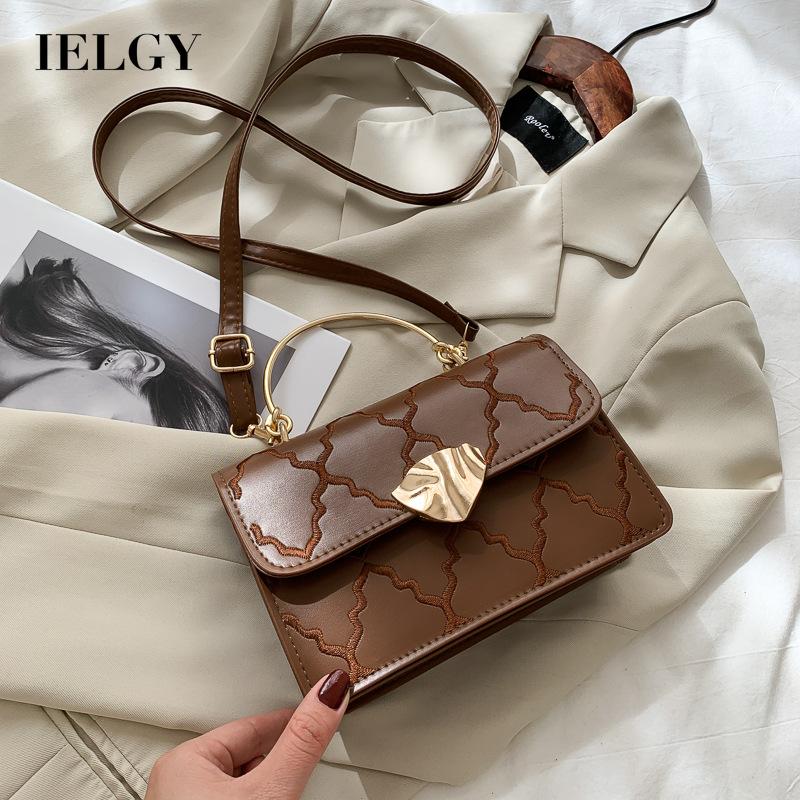 Túi xách tay đeo vai IELGY dáng vuông phong cách Hàn Quốc thời trang dành cho nữ