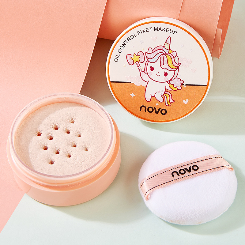 Phấn phủ Novo mềm mịn kiềm dầu chống thấm nước không cần trang điểm | BigBuy360 - bigbuy360.vn