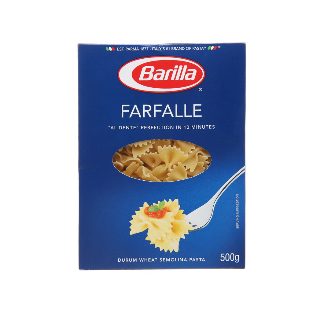 Nui hình nơ Farfalle Barilla hộp 200g