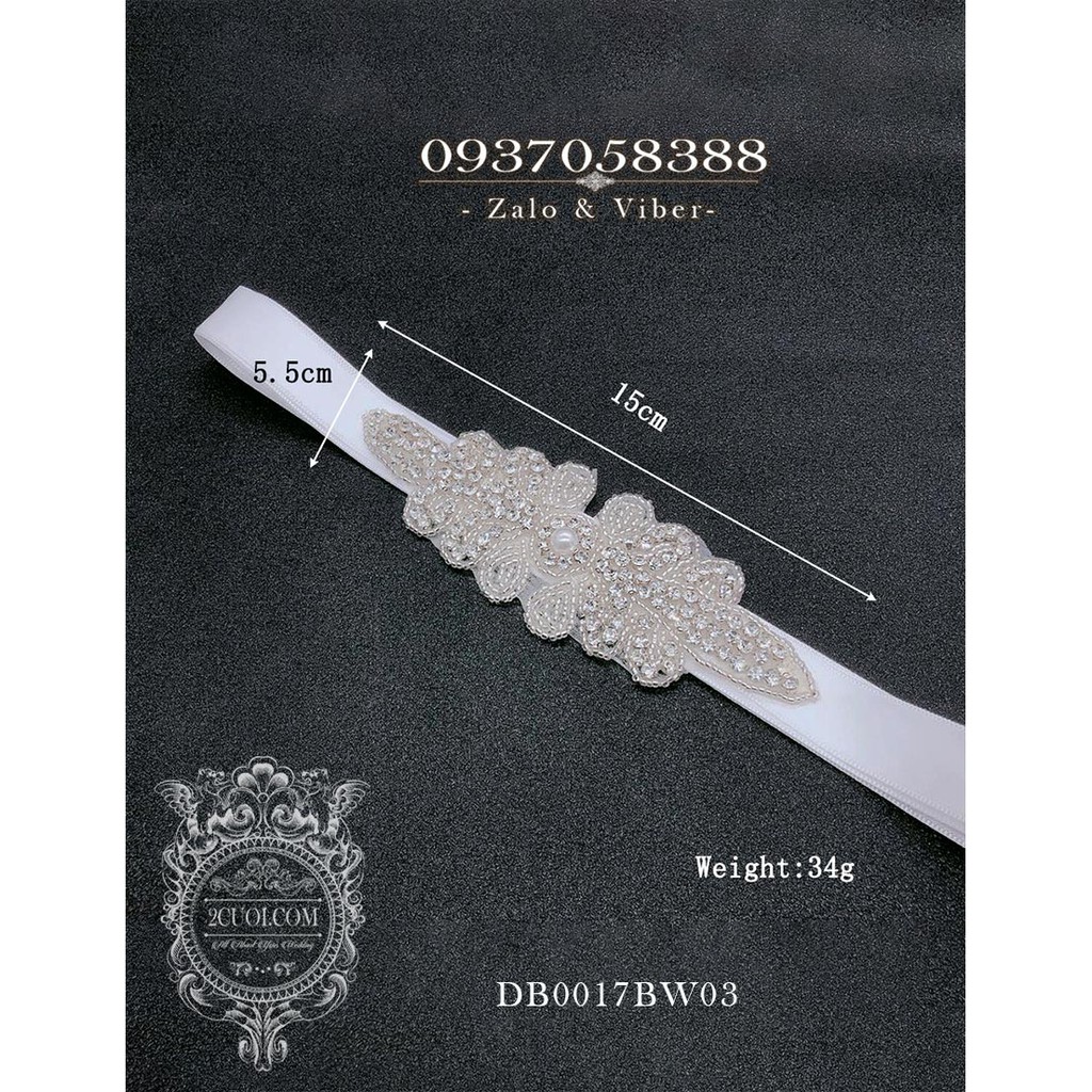 Thắt lưng cô dâu DB0017BW03