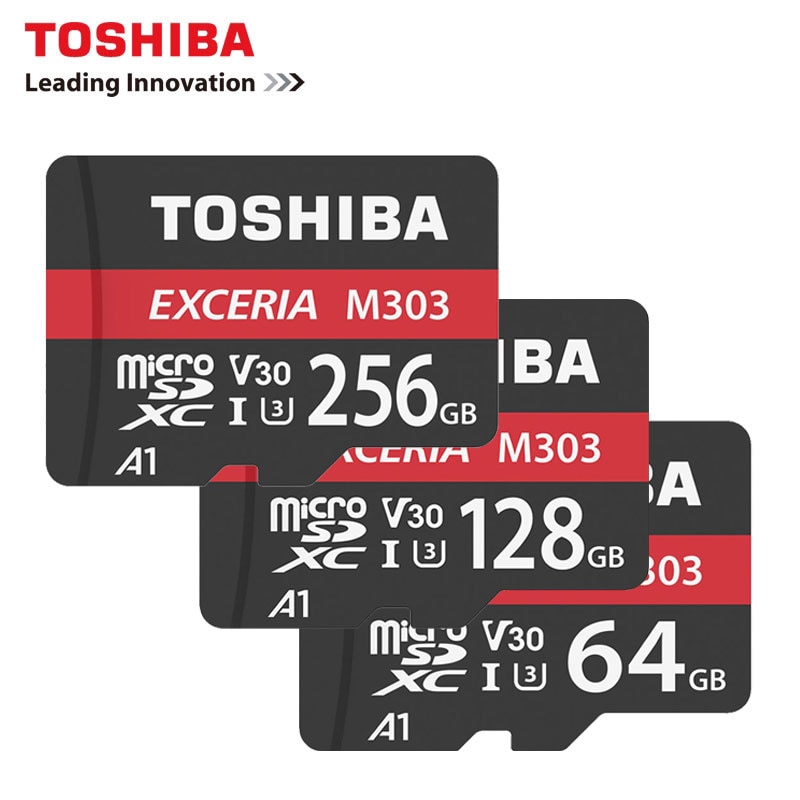 Thẻ nhớ micro SD 64GB 128GB 256GB TOSHIBA M303 tiện dụng
