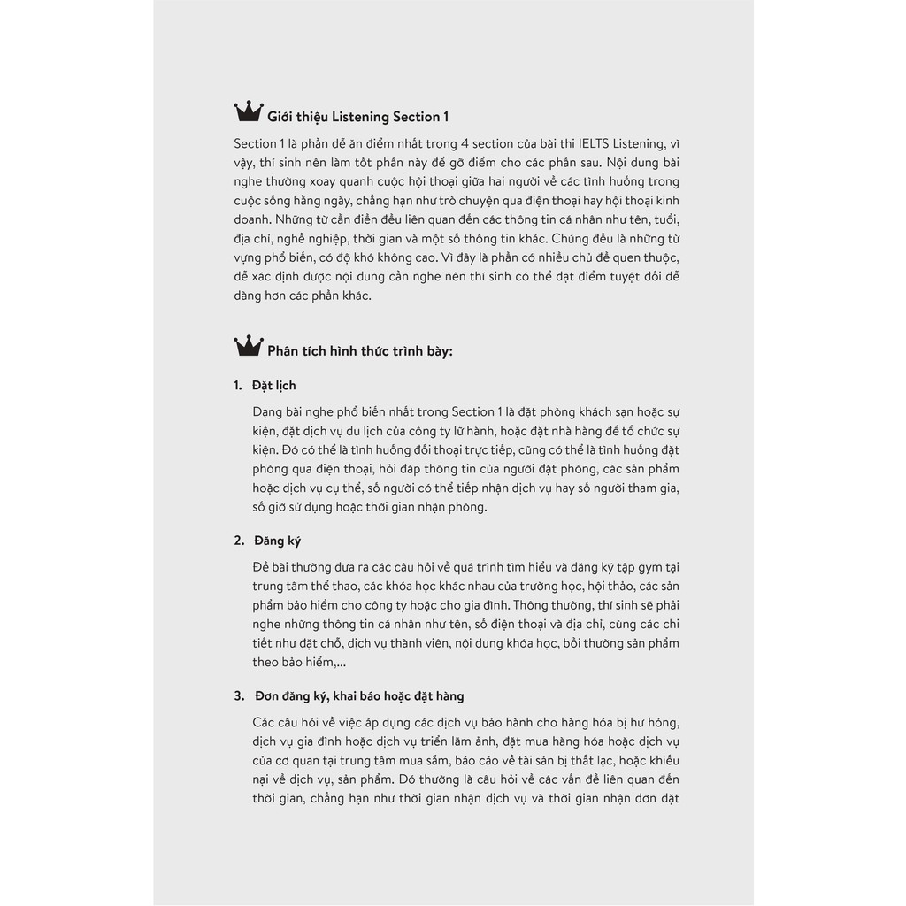 Sách Perfect IELTS listening dictation vol.1 149K