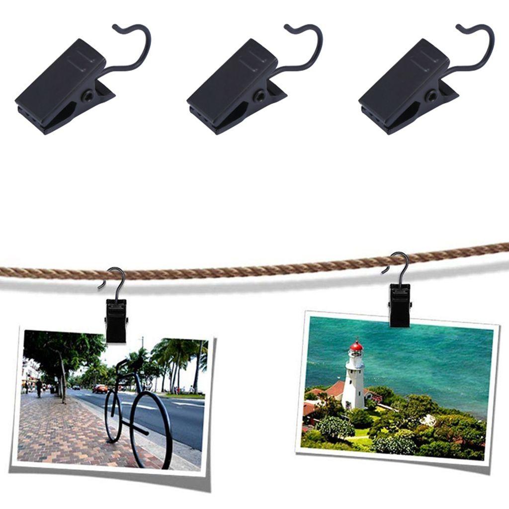 Móc Phơi Rèm Cửa Mini Bằng Sắt Bền Bỉ Đa Năng
