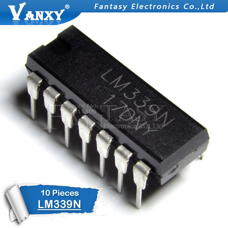 Bộ 10 linh kiện điện tử Ic Lm339N Dip14 Lm339 Dip 339n Dip-14