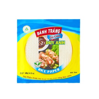 Bánh Tráng Gỏi Cuốn Siêu Dẻo - Bánh Tráng Nhúng Duy Anh Food Gói 400gr
