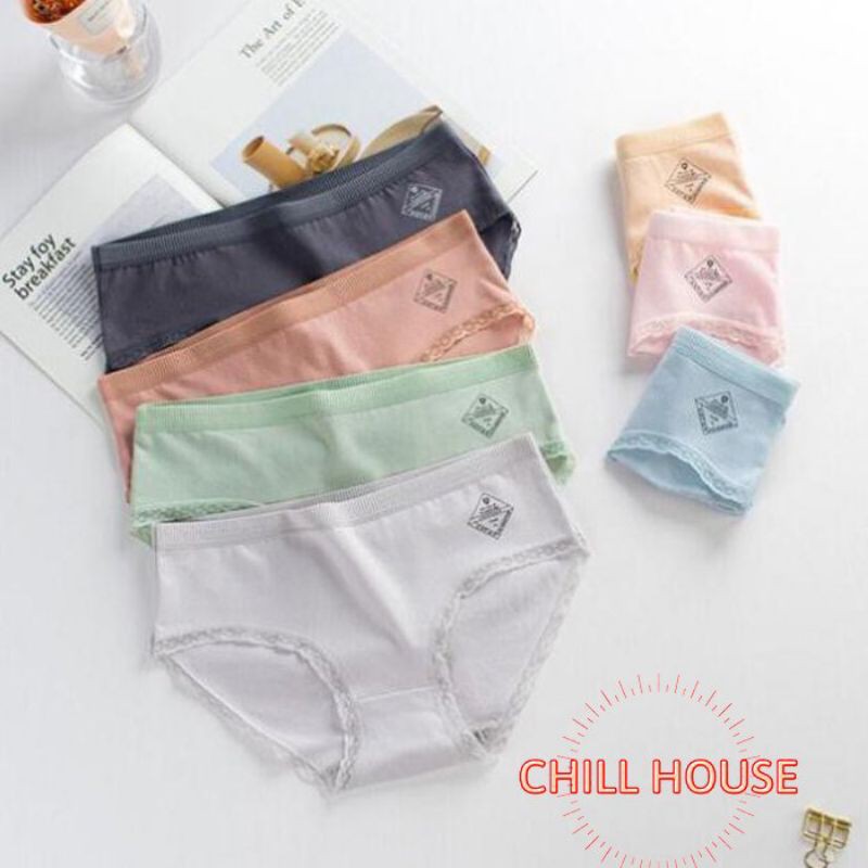 Quần Lót Cotton cạp nhỏ Xuất Nhật Cao Cấp 100 - CHILLHOUSE