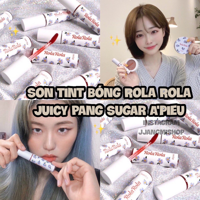 Son Tint Bóng Apieu Rola Rola Juicy Pang Sugar