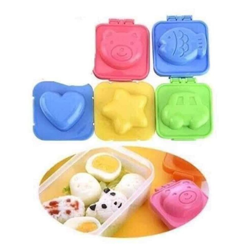 KHUÔN CƠM CHO BÉ. SET 6 KHUÔN