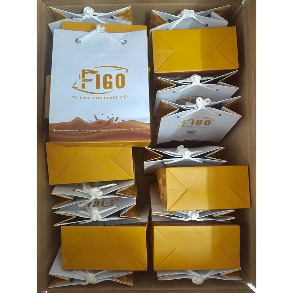 [Chính hãng] Milk Chocolate Figo nhân Hạnh Nhân Thanh 50gr (Sweet love) QÙA TẶNG Valentine