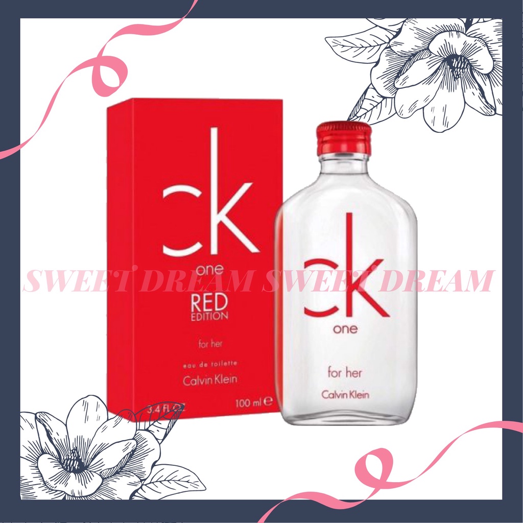 🐷 Mẫu thử nước hoa CK One RED EDITION for her EDT Test 10ml/20ml #heobu