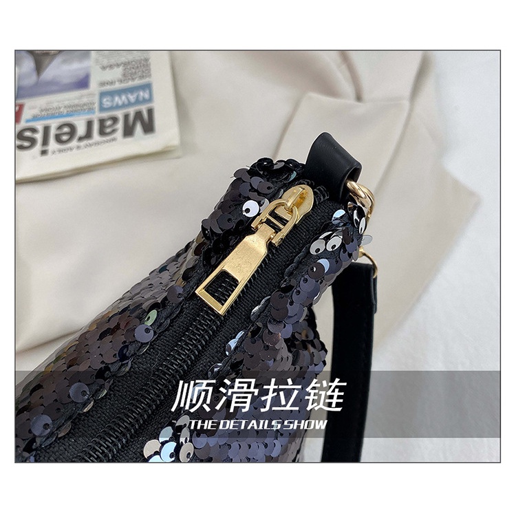 Túi Xách JASMIN NOIR Nữ Đính Kim Sa Thời Trang
