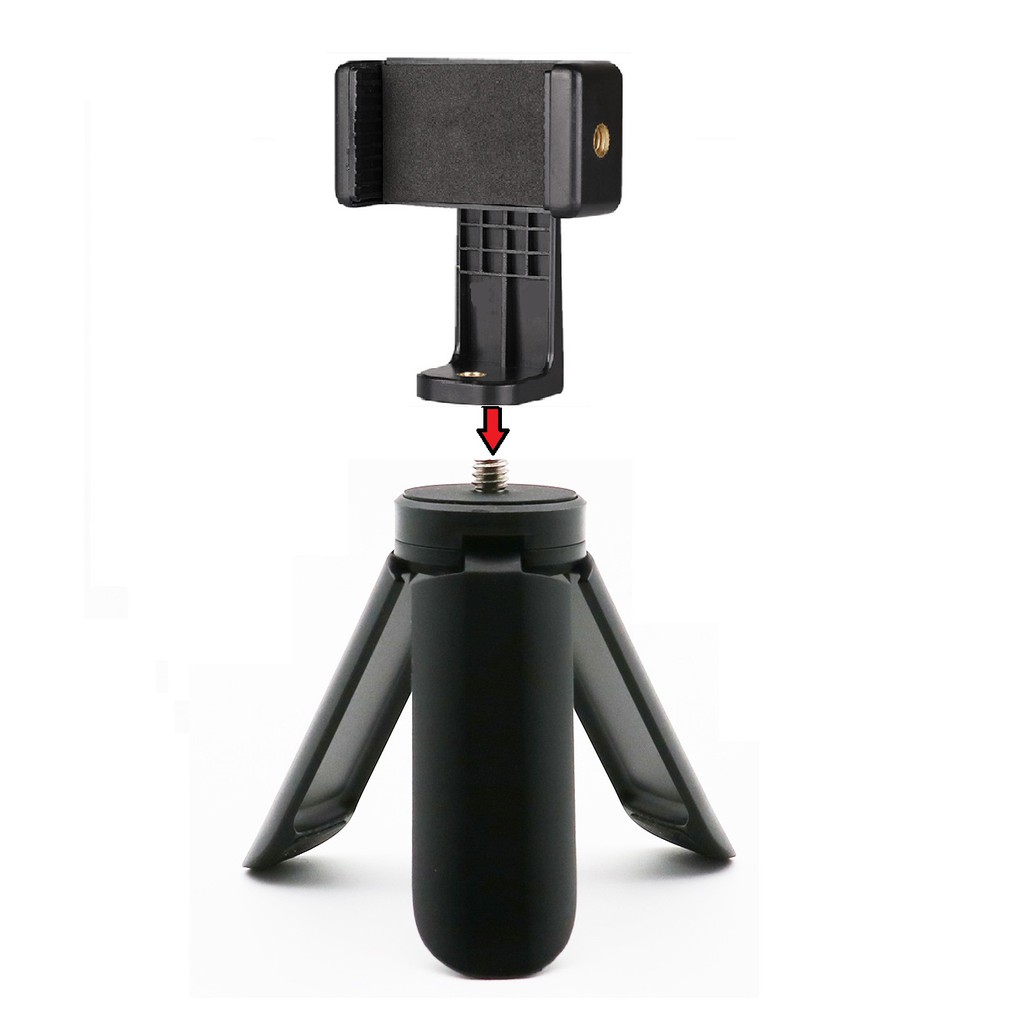 ❤️ HOTSALE ❤️ TRIPOD 3 chân MINI HM020 + KẸP XOAY 360