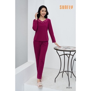 Sp2072 đồ bộ mặc nhà cotton áo dài quần dài sunfly hàng thu đông