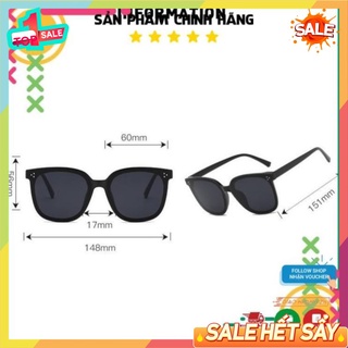 Kính mát nữ Tisselly K04 thời trang 2021 mặt lớn Hàn Quốc Gọng và tròng nhựa dẻo cao