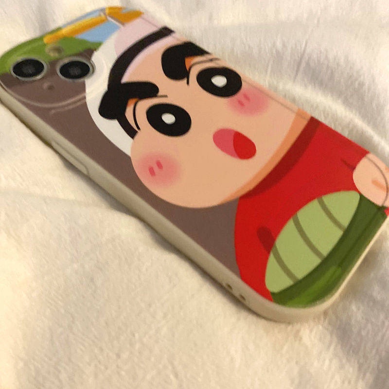Ốp điện thoại dẻo hoạt hình siêu đáng yêu bảo vệ toàn diện thích hợp cho iPhone 14/13 Pro 12/ 11 XS/ Max 7/ 8 Plus OHWJ