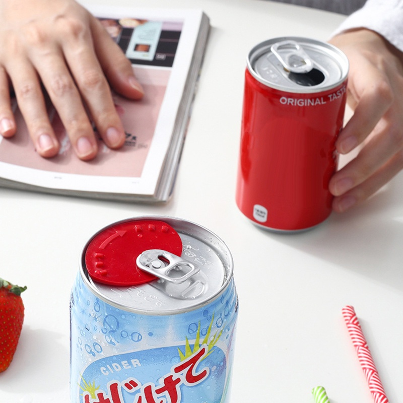 Bộ 5 Nắp Đậy Lon Bia Bằng Nhựa Siêu Bền Tiện Dụng Cho Gia Đình