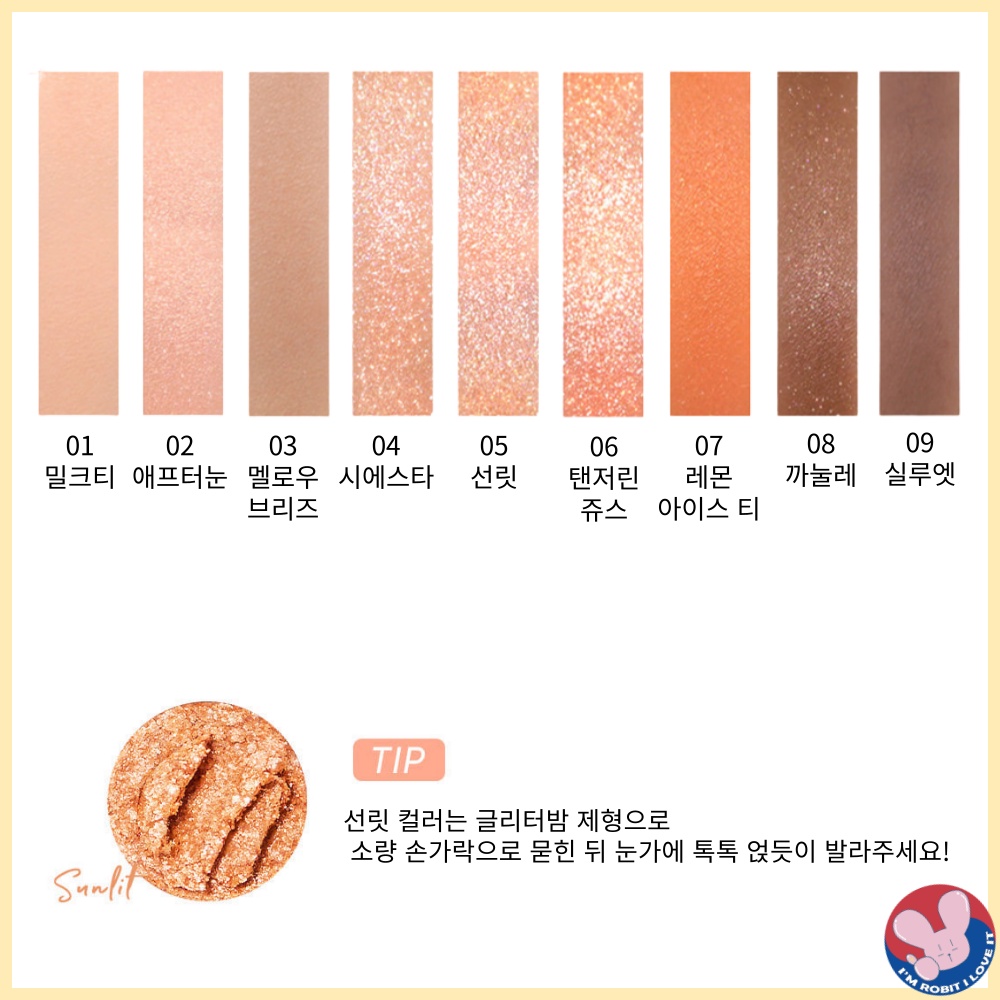 Bảng phấn mắt SUNLIT & Vegan trang điểm làm đẹp phong cách Hàn Quốc