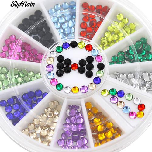 Hộp hạt Acrylic lấp lánh đính trang trí móng đẹp tự làm