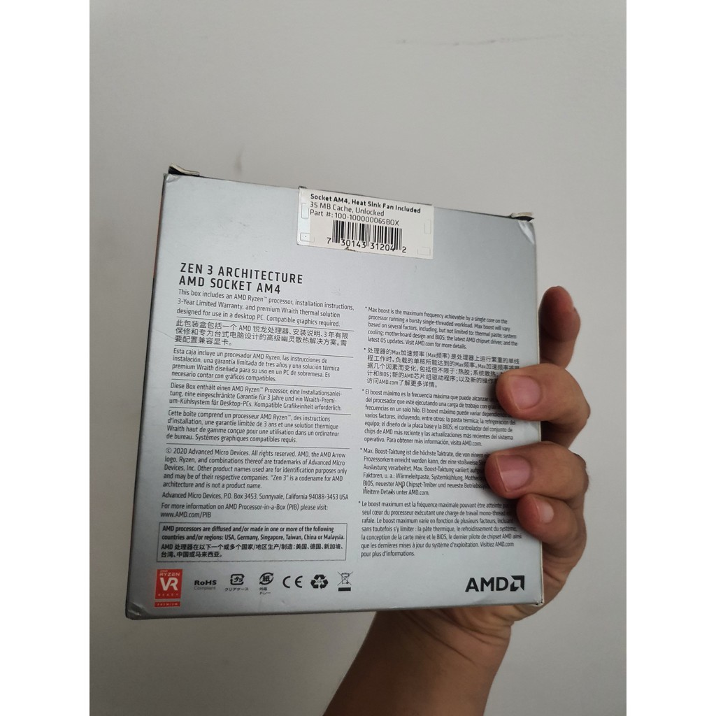 CPU AMD Ryzen 5 5600X / 32MB / 3.7GHz Boost 4.6GHz / 6 nhân 12 luồng | BigBuy360 - bigbuy360.vn