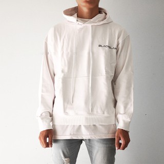 HOODIE TRẮNG BLACK BLANK NỈ
