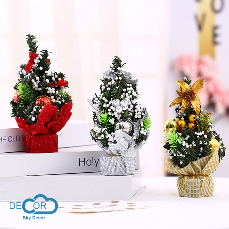 Cây thông Giáng sinh trang trí nhà cửa, decor Noel, chụp ảnh, cửa hàng