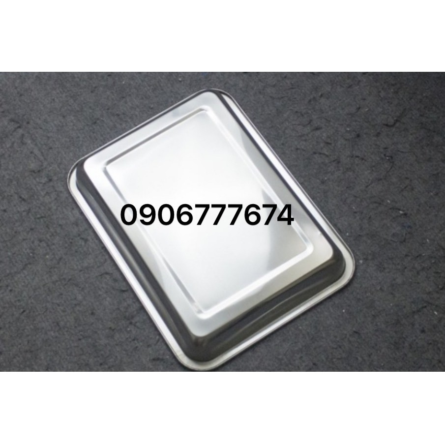 Khay Sâu Inox Dùng Bưng Bê / Đựng Thức Ăn