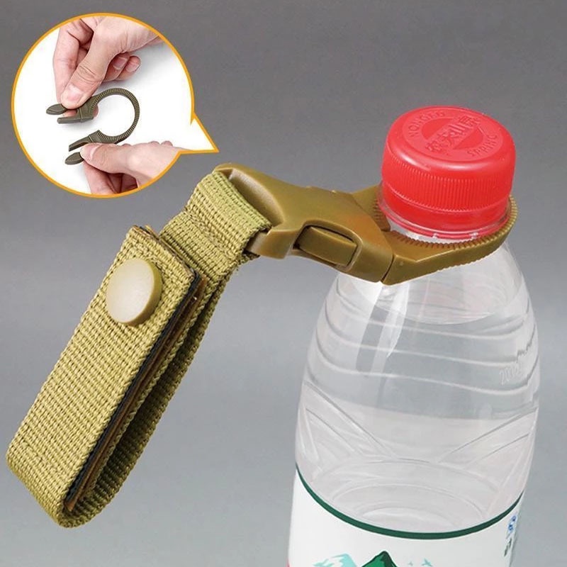 Dụng Cụ Móc Treo Cốc Nước 3 Màu Thiết Kế Nhỏ Gọn Phong Cách Quân Đội