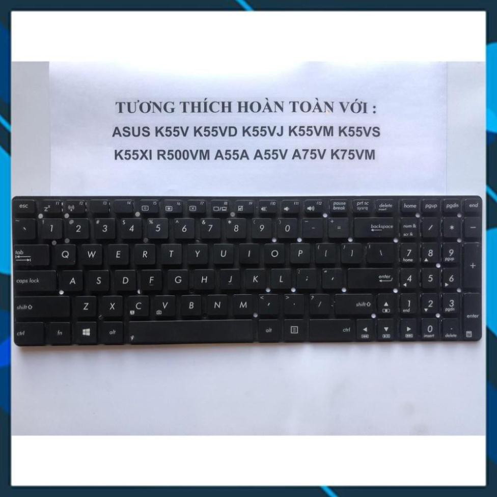 ⚡️[Loại xịn]  Bàn phím Laptop Asus K55 X54 K54C K54L K54LY X54L X54LY K55D K55N K55DE Bảo Hành Toàn Quốc 12 Tháng | BigBuy360 - bigbuy360.vn