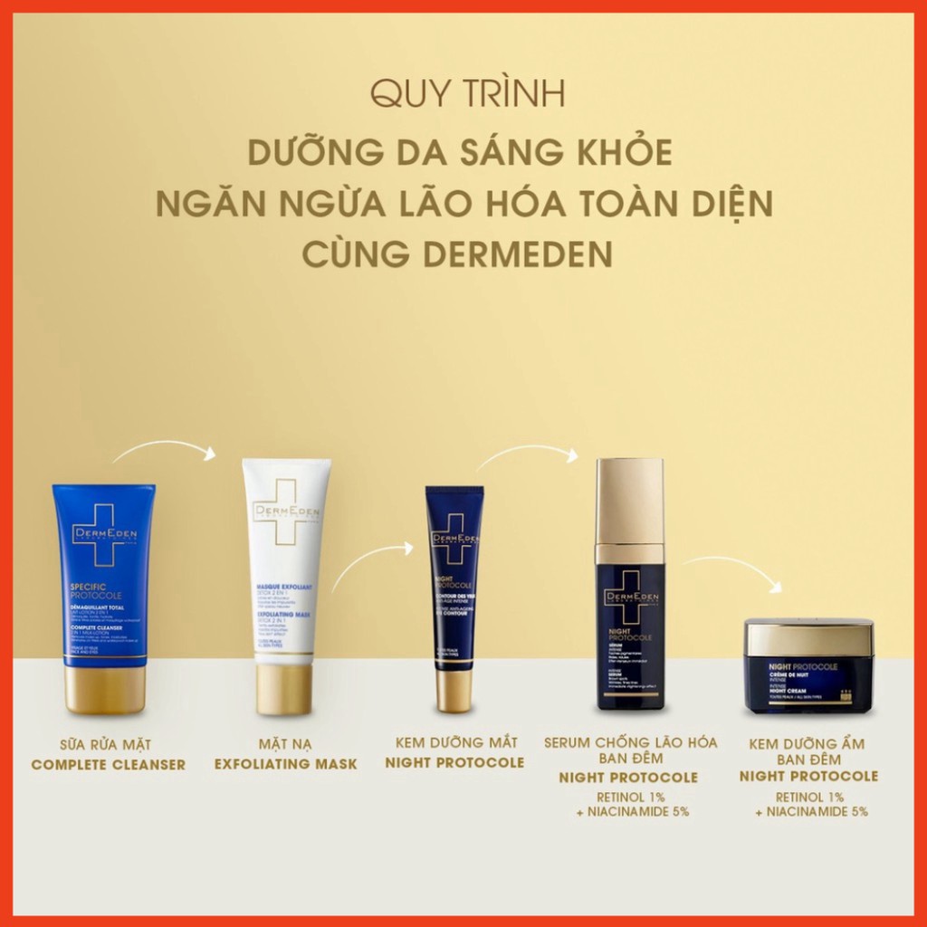 [CHÍNH HÃNG] Mặt nạ kem tẩy tế bào chết Dermeden Exfoliating Mask - Detox 2 In 1 50ml