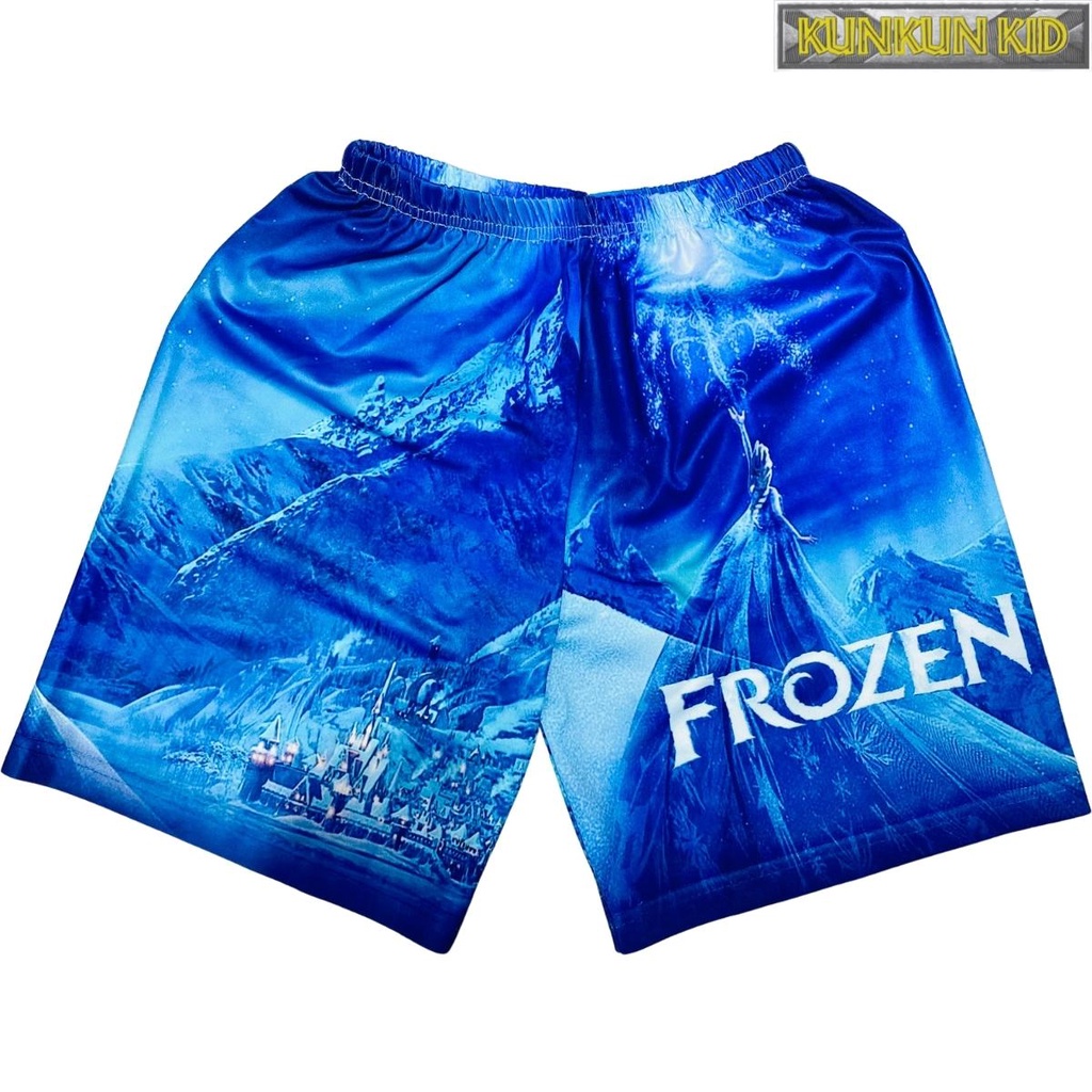 Quần áo bé gái Thun lạnh in hoạt hình Elsa nữ hoàng băng giá Kunkun Kid TP038 - Đồ bộ trẻ em size đại 10kg - 60kg