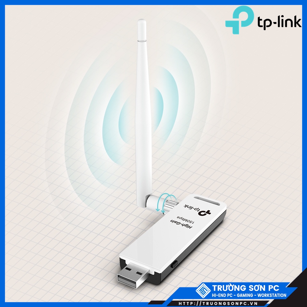 USB Thu Sóng WIFI TP-Link TL- WN722N (Hàng chính hãng)