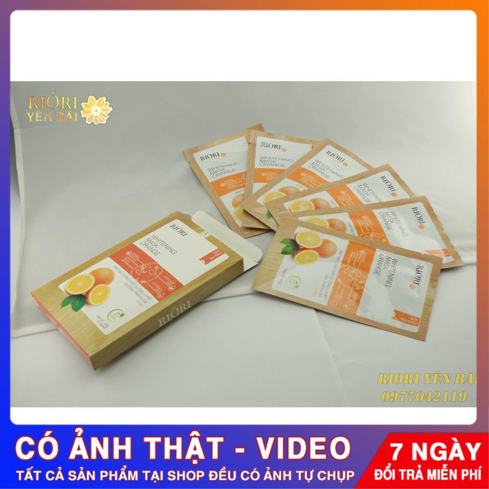 [CHÍNH HÃNG] Mặt Nạ Dưỡng Da RIORI Cenllulose Mask Orange - hương cam [lên men theo công nghệ Nhật Bản] Hàng Chuẩn