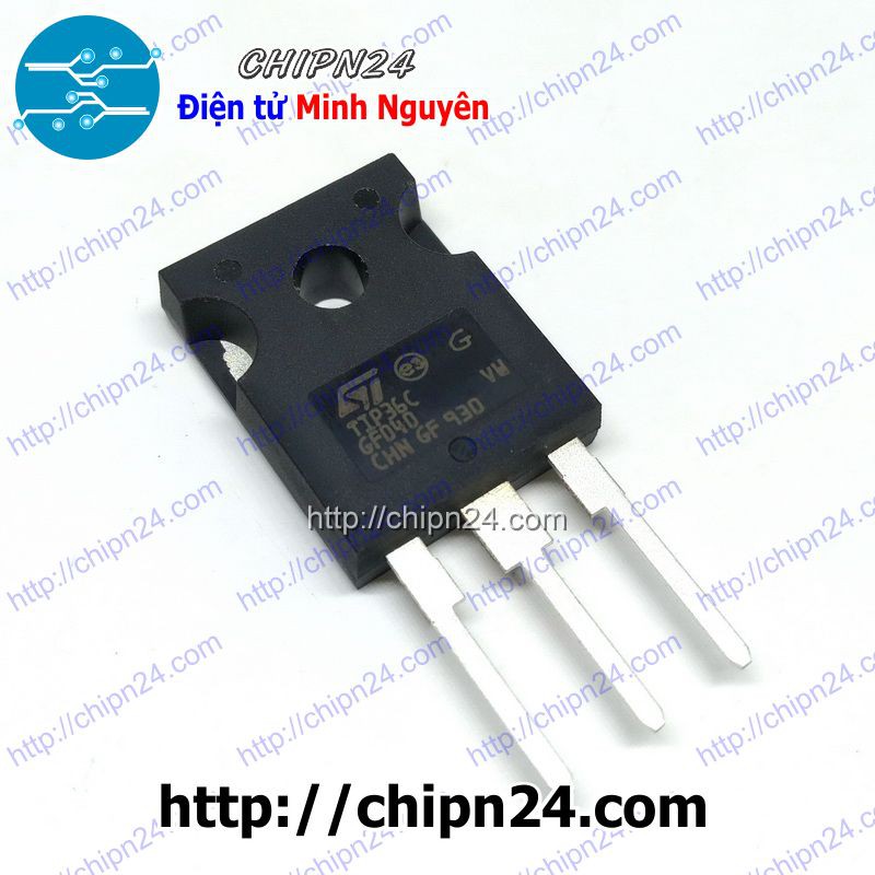 [1 CON] Transistor TIP36C TO-3P PNP 25A 100V (TIP36)