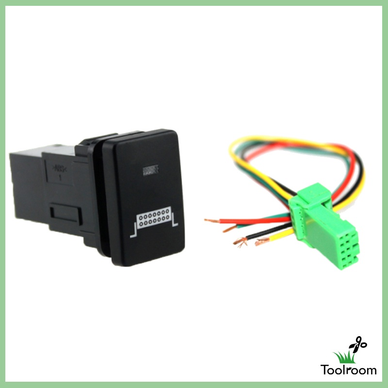 Công TắC NúT NhấN ĐèN LED Xanh Dương 12V Cho Toyota Land Cruiser Prado RAV4