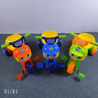 Xe đạp 3 bánh con kiến bánh phát sáng có nhạc có đèn gấp gọn siêu tiện lợi .