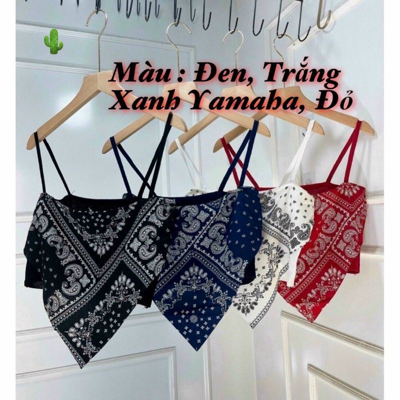 Áo kiểu hai dây thổ cẩm | BigBuy360 - bigbuy360.vn