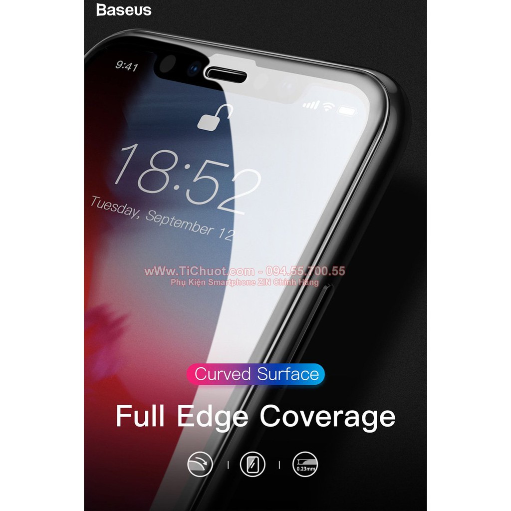 Kính CL iPhone 11/ XR Baseus Chống Nhìn Trộm FULL Màn