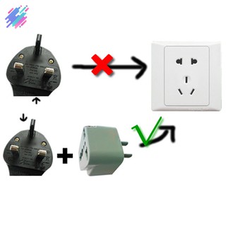 ✅COD❤✨ Universal Travel AC Wall Power Adapter UK Plug to US Plug Socket