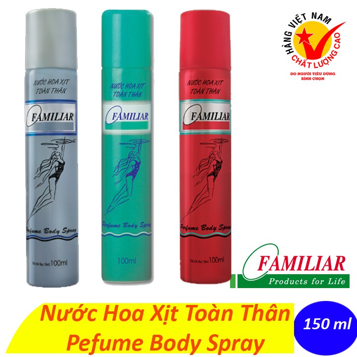 Nước Hoa Toàn Thân Cô Gái Familiar 100ml | Cảm Giác Tự Tin Và Quyến Rũ Mỗi Ngày