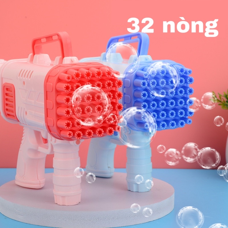 Đồ chơi súng bắn bong bóng 32 nòng