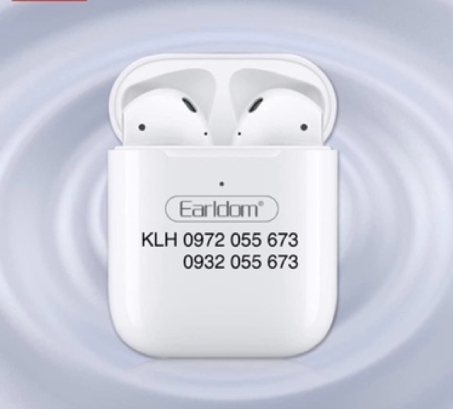 Tai nghe không dây Iphone bluetooth dáng Airpods Earldom BH17, tai bờ lu tút ko dây iphon KLH shop