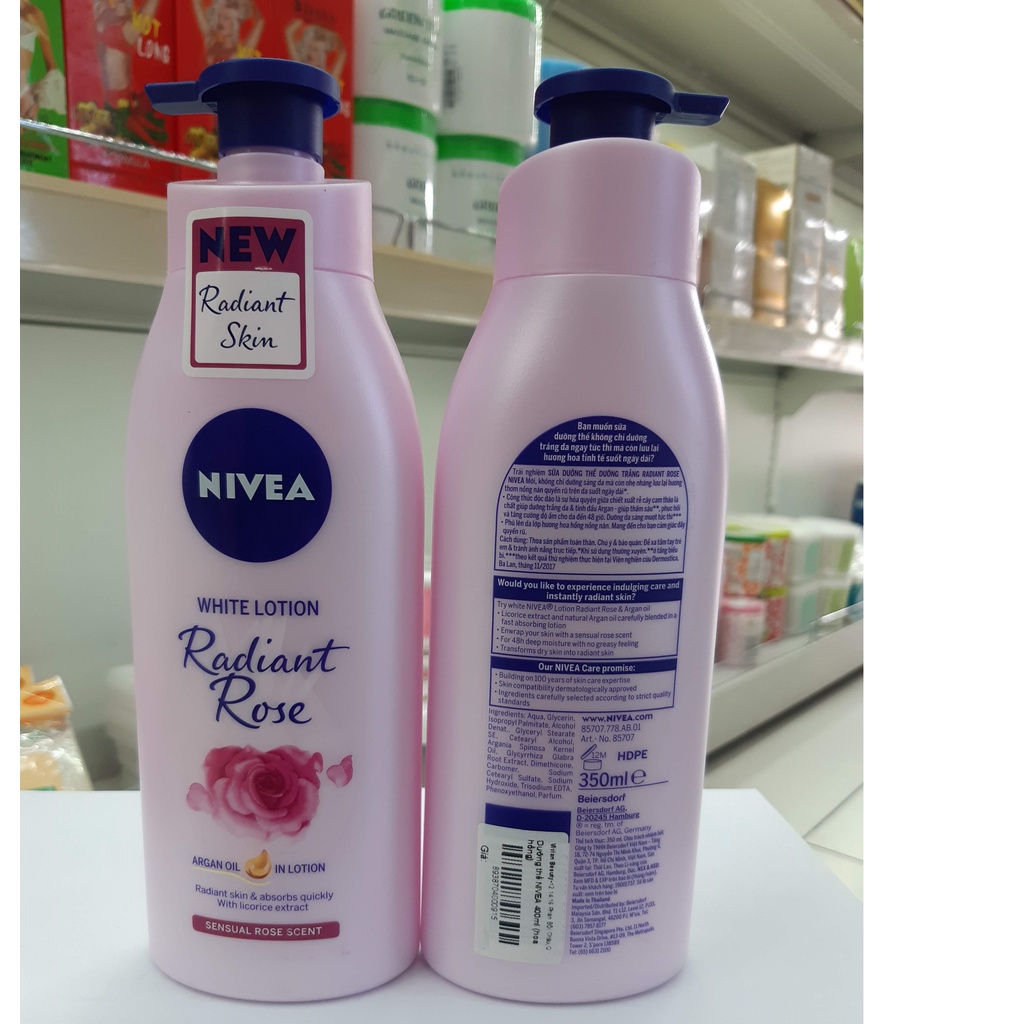 Dưỡng thể Nivea 350ml (hoa hồng) (MP5239)