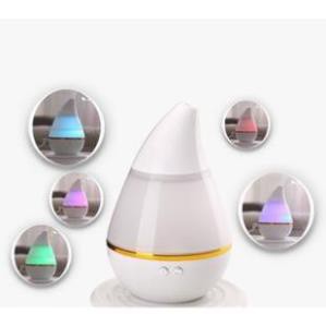 Máy Phun Sương Tạo Ẩm Hình Giọt Nước Kèm Đèn Ngủ Colorful Gradient Light - Trắng