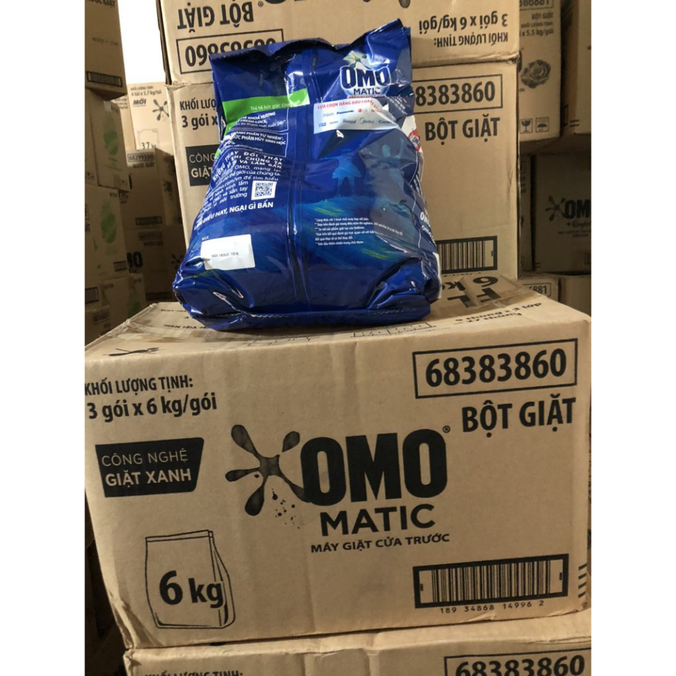 Bột giặt Omo Matic cửa trước 6kg