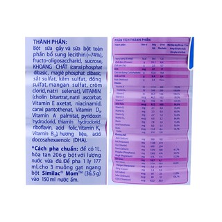Sữa Similac Mom IQ Plus 400g