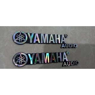 Tem Dán Thùng Loa Yamaha ( Trắng Crom 1 bộ 30k)