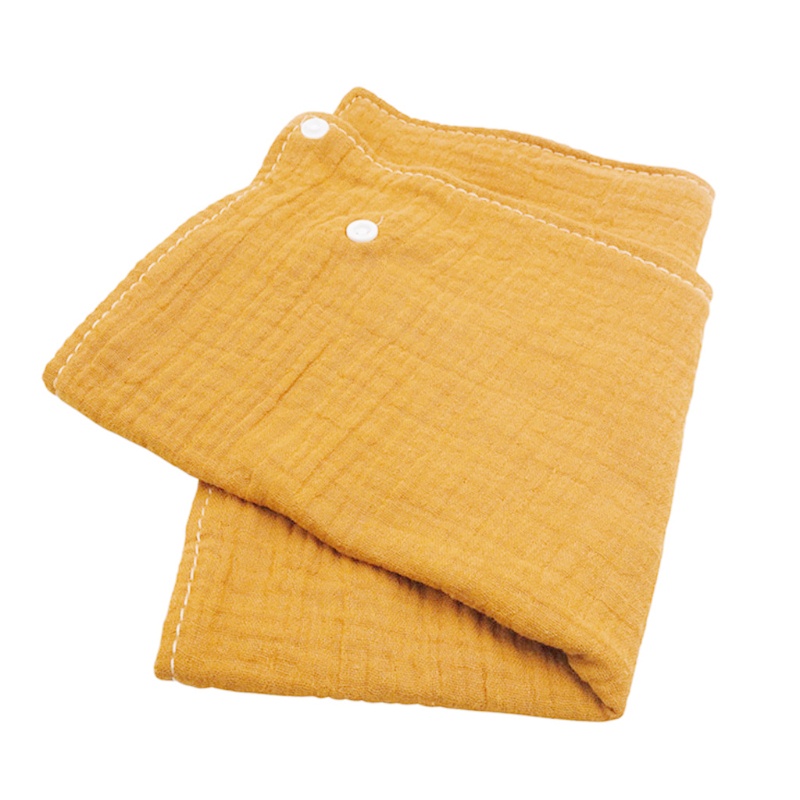 Khăn Yếm Cotton Mềm Mại Có Vòng Nhẫn Đeo Cổ Dành Cho Bé Gặm Nướu