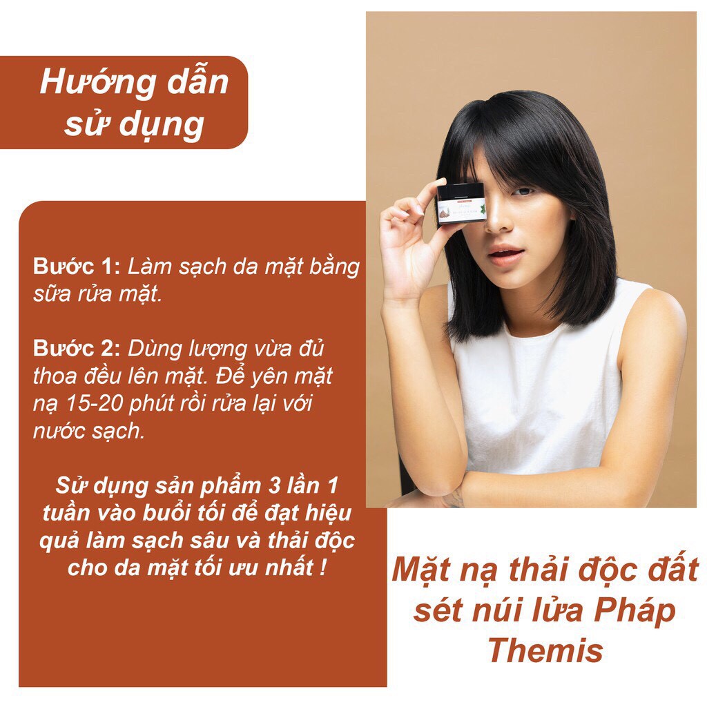 Mặt nạ đất sét núi lửa Themis - 50ml