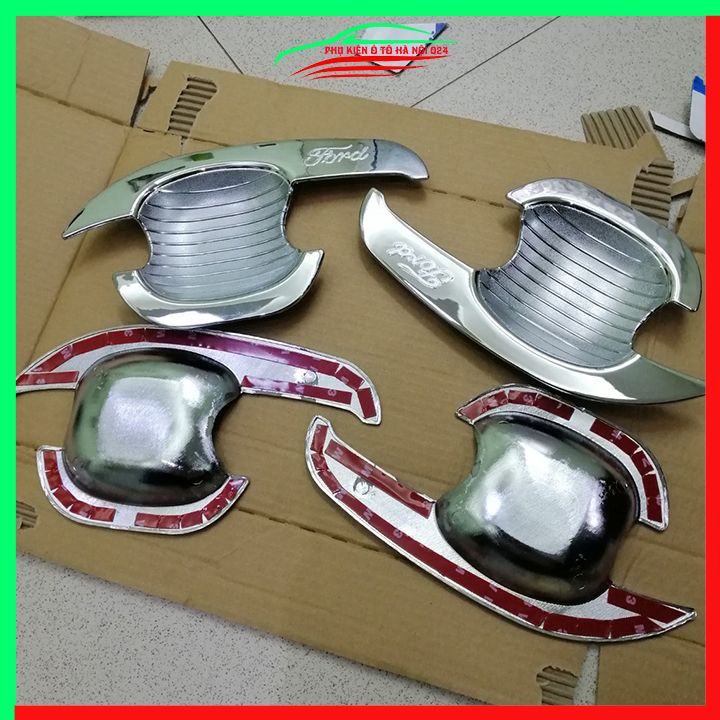 Ốp hõm mạ crom Everest 2008-2015 sáng bóng chống trầy bảo vệ cửa xe ô tô